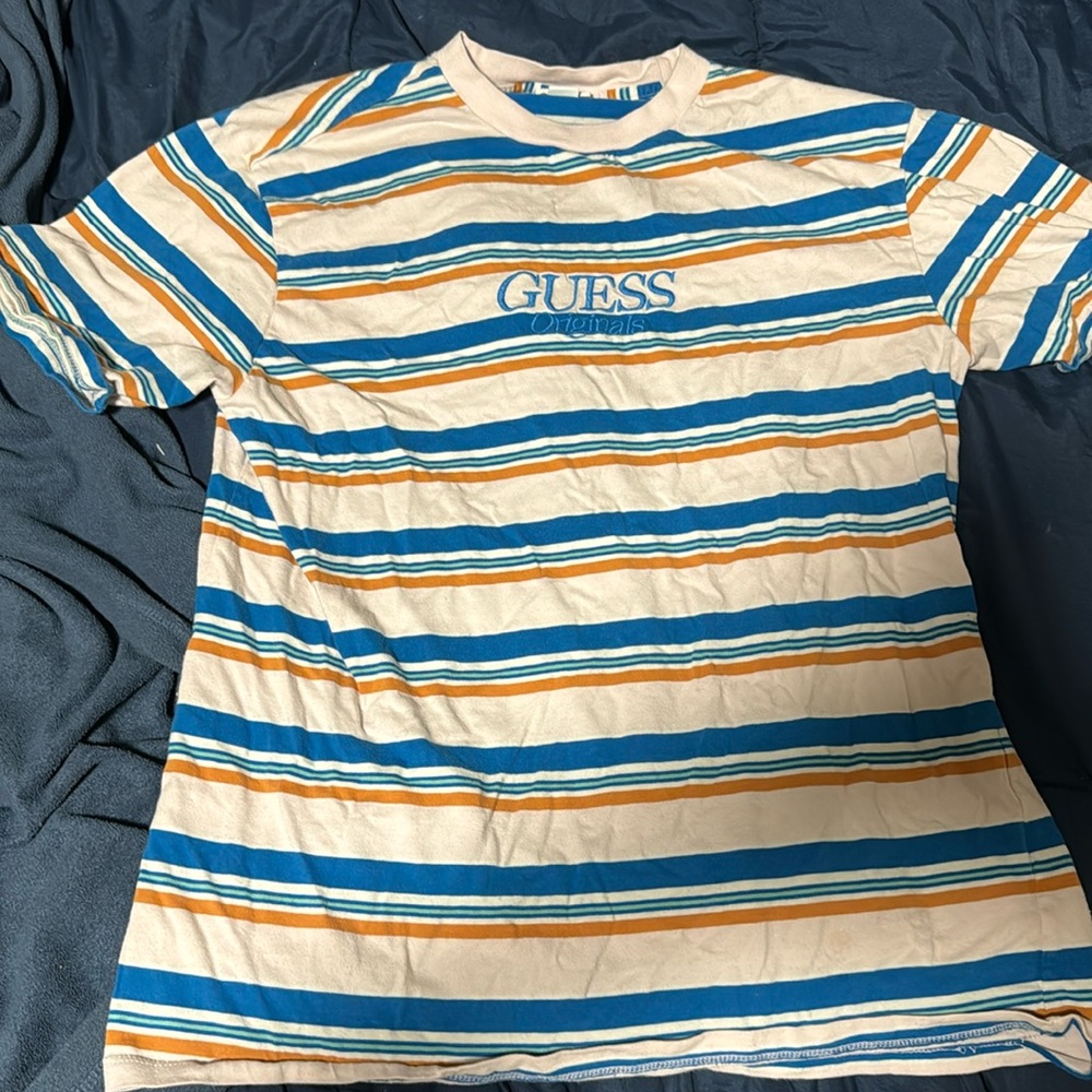 pink guess originals mens t-shirt